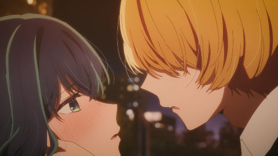 天才の黒川あかねキス